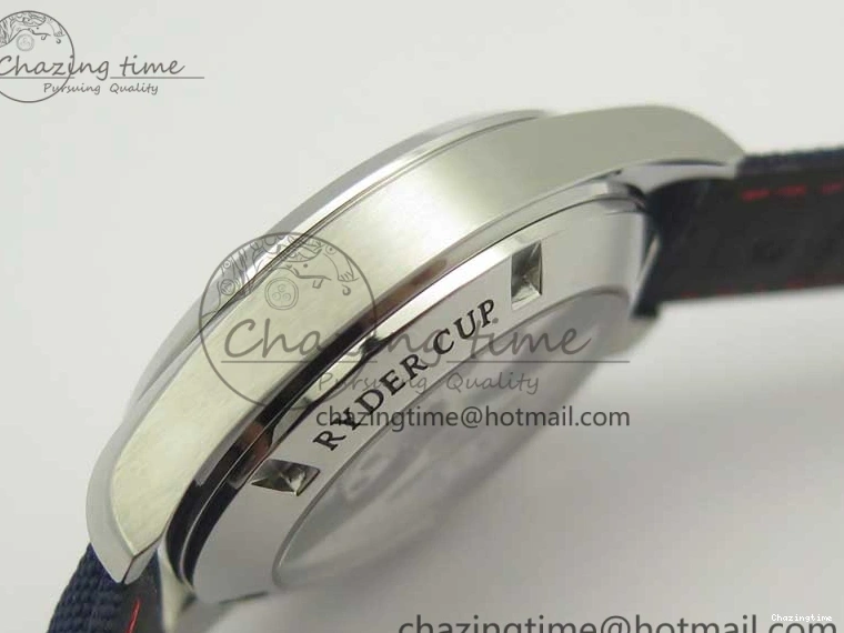 0220 EasyCare Aqua Terra Master Ryder Cup Edition VSF 1:1 Best Edition White Textured Dial on Blue Nylon Strap A8500 Super Clone 8016